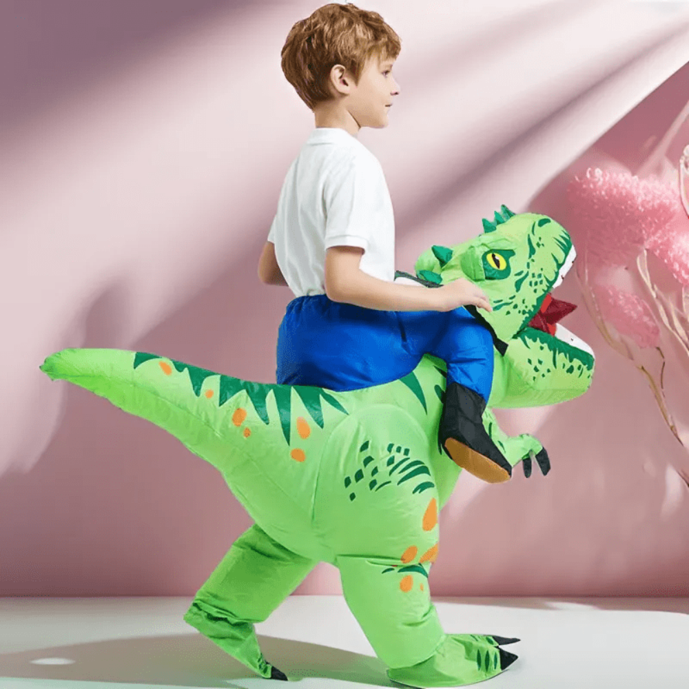 Inflatable Dinosaur Suit Kids Halloween Costume Ride-On