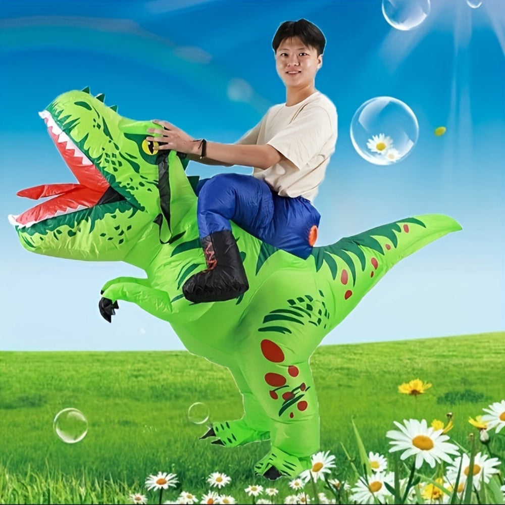 Inflatable Dinosaur Suit Kids Halloween Costume Ride-On