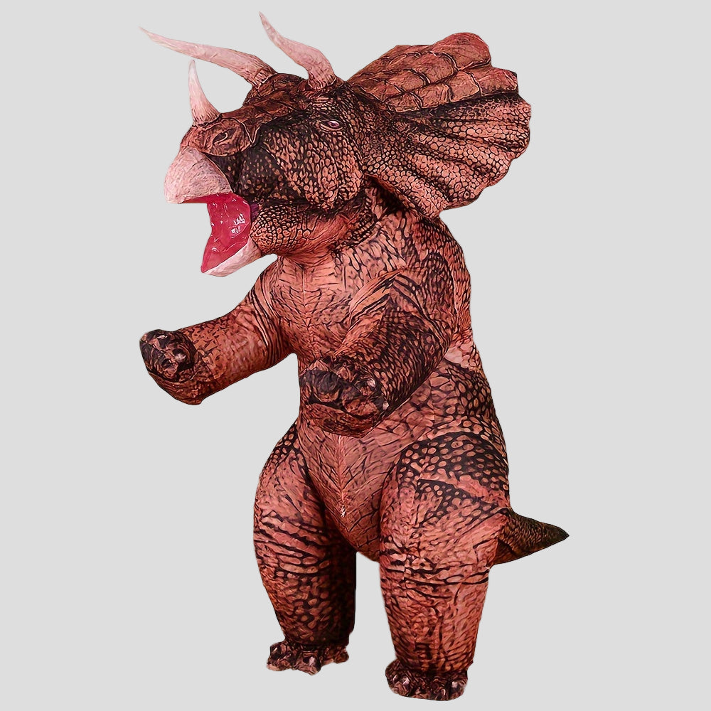 Inflatable Dinosaur Suit Halloween Costume Triceratops