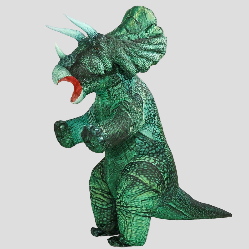 Inflatable Dinosaur Suit Halloween Costume Triceratops