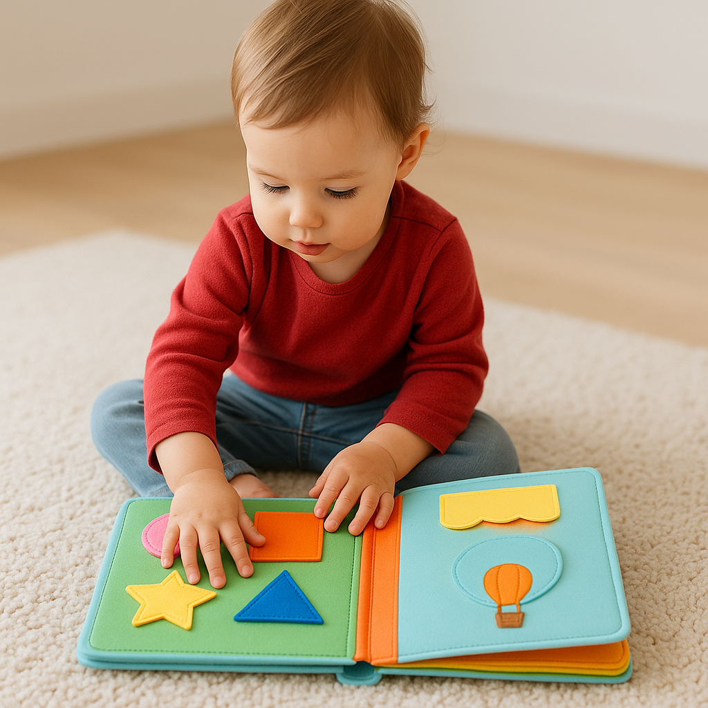 Toddler Activity Book Felt Montessori Toy