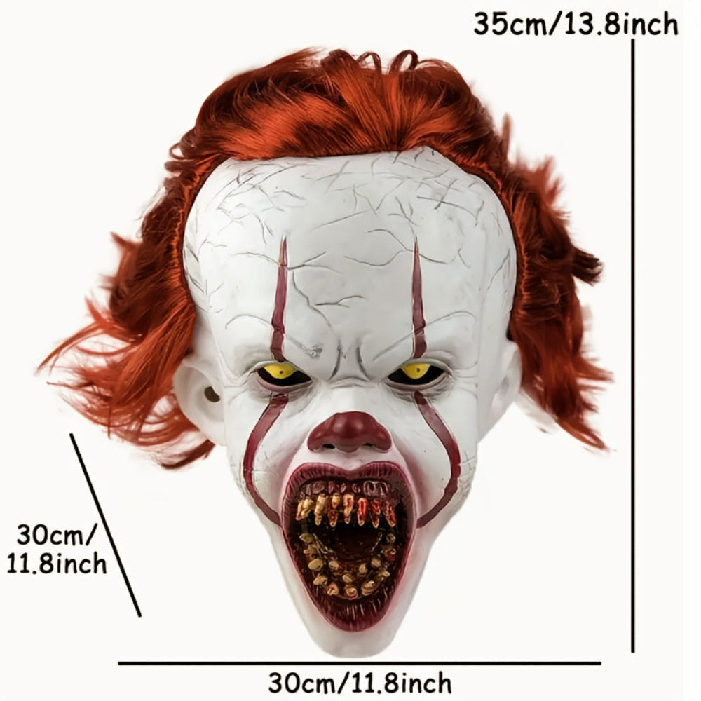 It Halloween Mask Latex Pennywise Clown Face