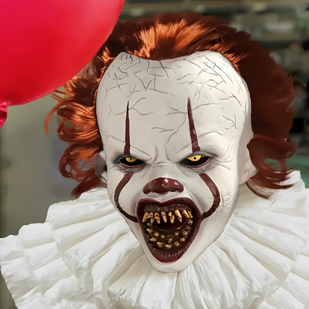 It Halloween Mask Latex Pennywise Clown Face