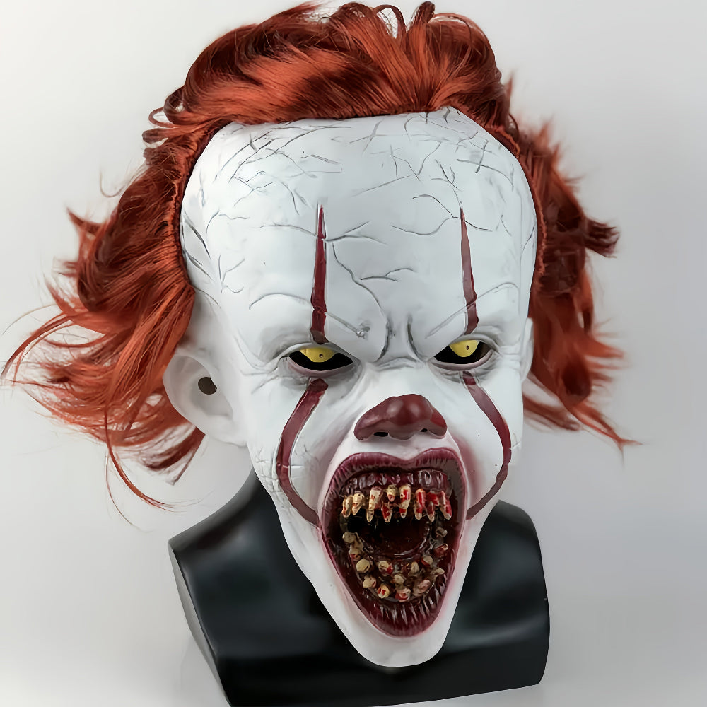 It Halloween Mask Latex Pennywise Clown Face