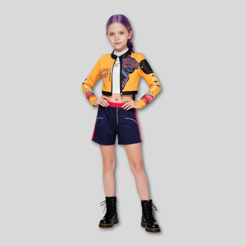 Kids Kpop Hunter Halloween Costume Outfit