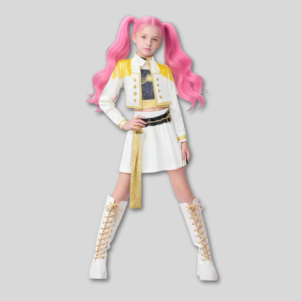 Kids Halloween Kpop Hunter Idol Costume Set