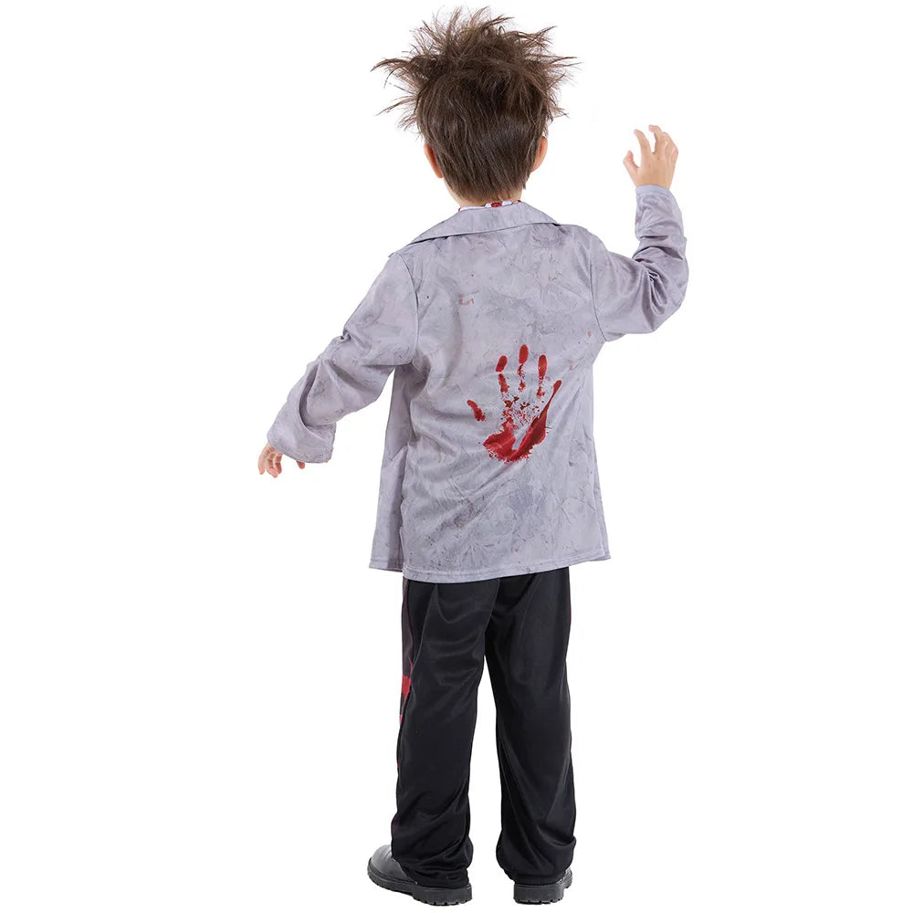 Kids Zombie School Halloween Costume