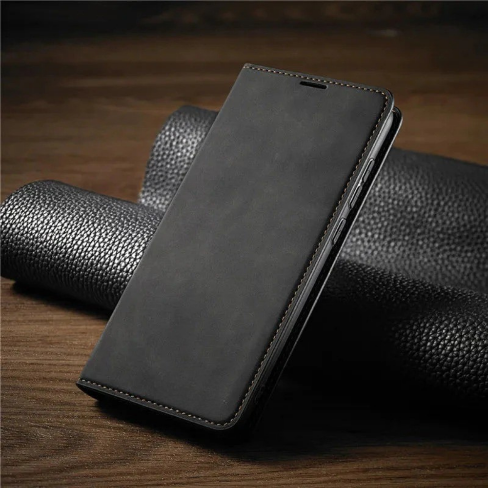 Phone Case Magnetic Leather Flip Cover