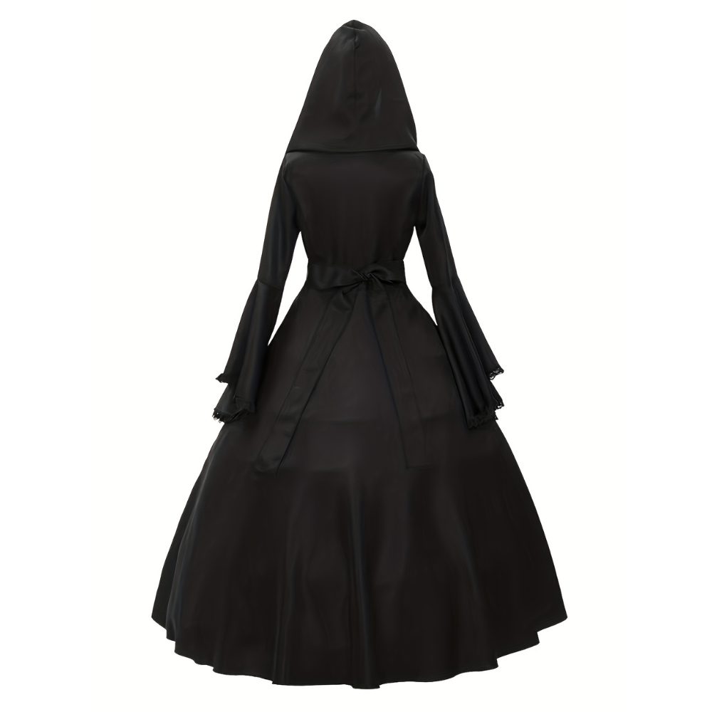 Gothic Black Maids Costume Dress