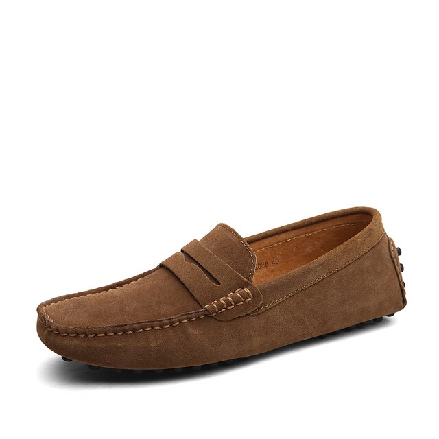 Men's Loafers Suede Slip-On Driving Shoes