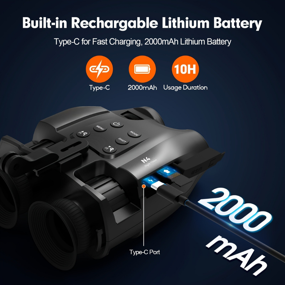 Night Vision Hunting Gear Binocular Headset