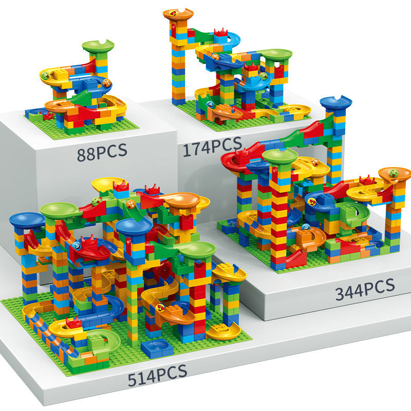 Marble Run Building Blocks Toy Set