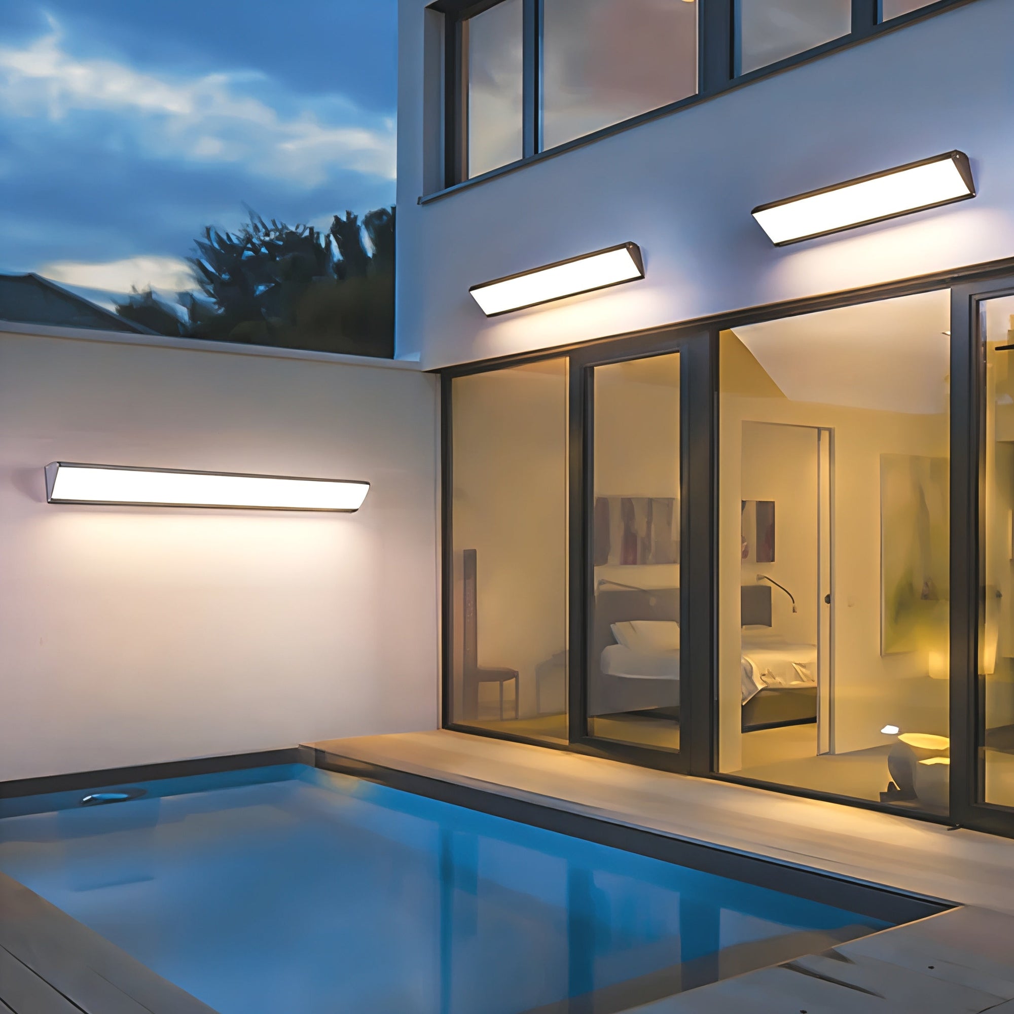 Outdoor LED Wall Light Aluminium Waterproof