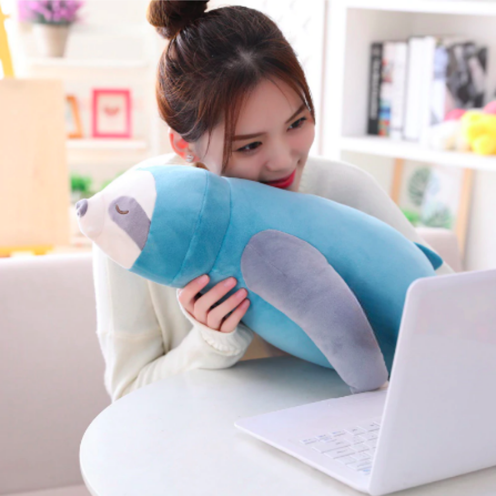 Plush Toy Soft Sloth Cushion for Kids