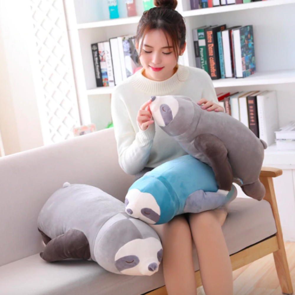 Plush Toy Soft Sloth Cushion for Kids