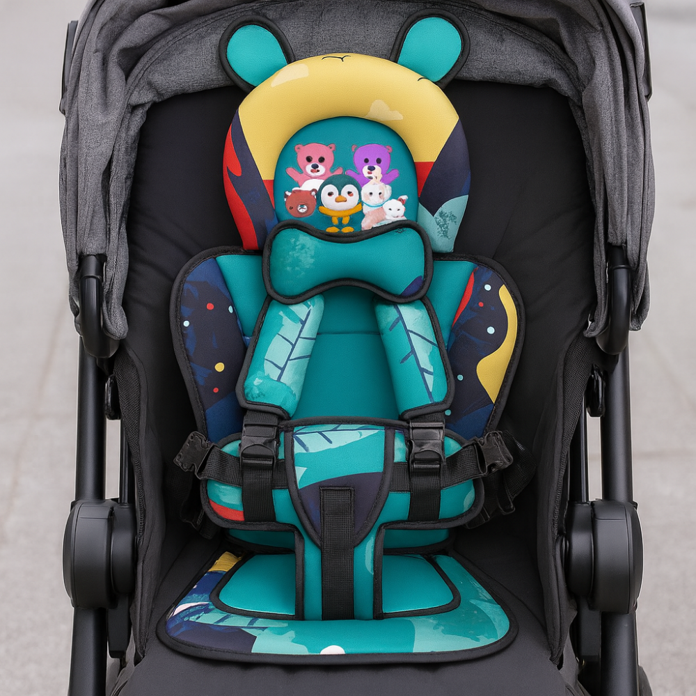 Portable Baby Travel Seat Harness Lightweight Foldable Safety Chair