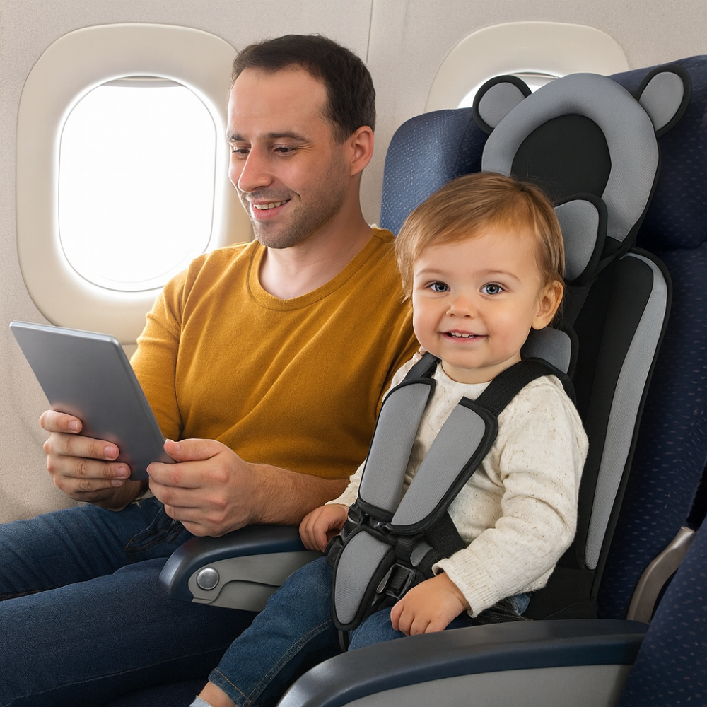 Portable Baby Travel Seat Harness Car Airplane Safety Chair