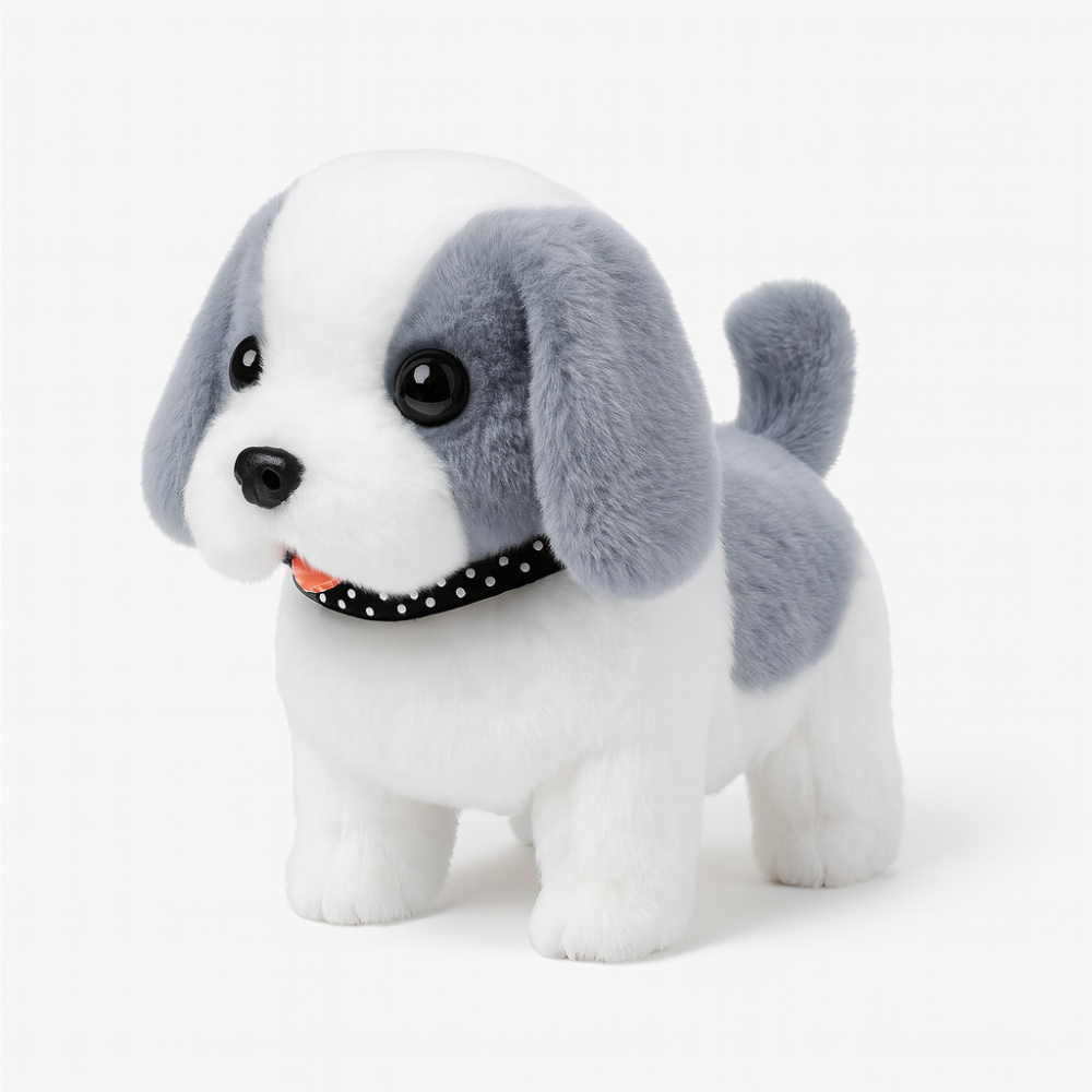 Realistic Interactive Puppy Toy Sound Motion Walking Dog