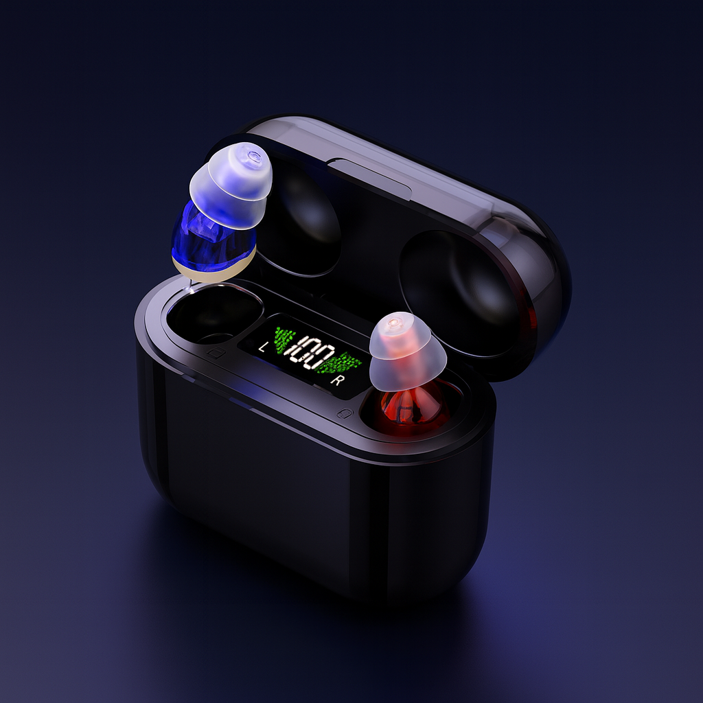 Hearing Aids Digital Rechargeable Noise Cancelling Set