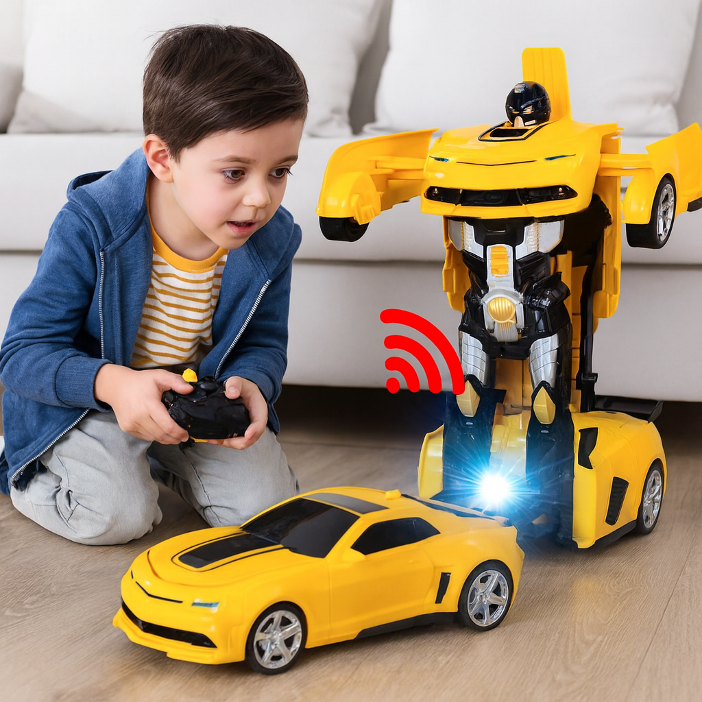 Remote Control Robot Car Transforming Toy