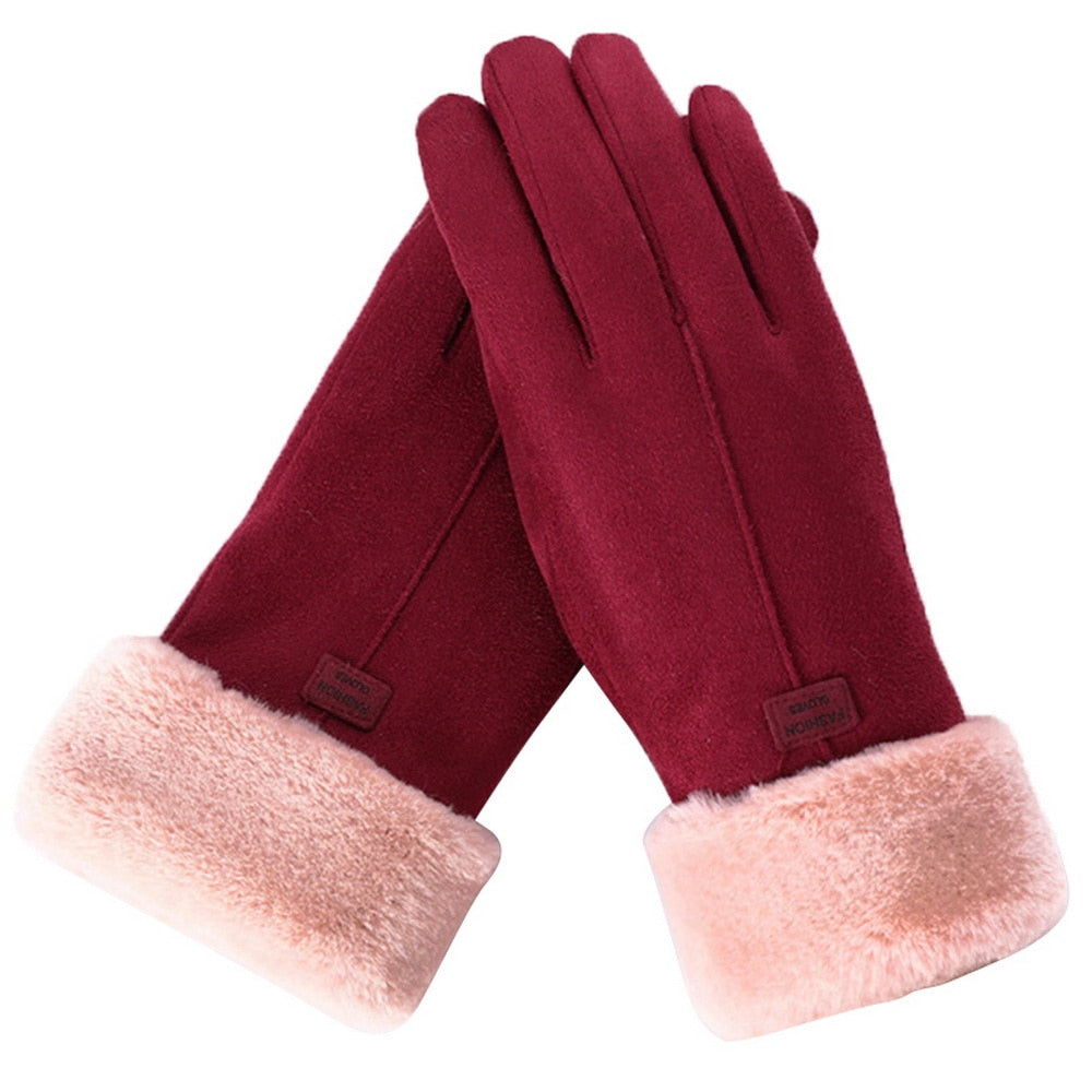 Winter Gloves Fleece Lined Waterproof Touchscreen