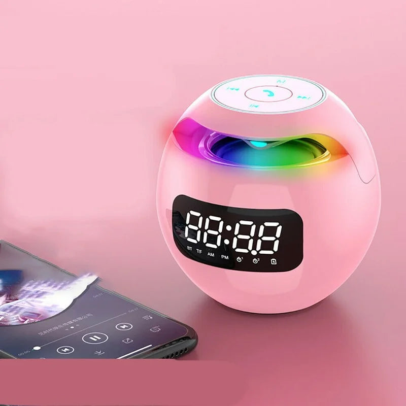 Bluetooth Alarm Clock with LED Light Show