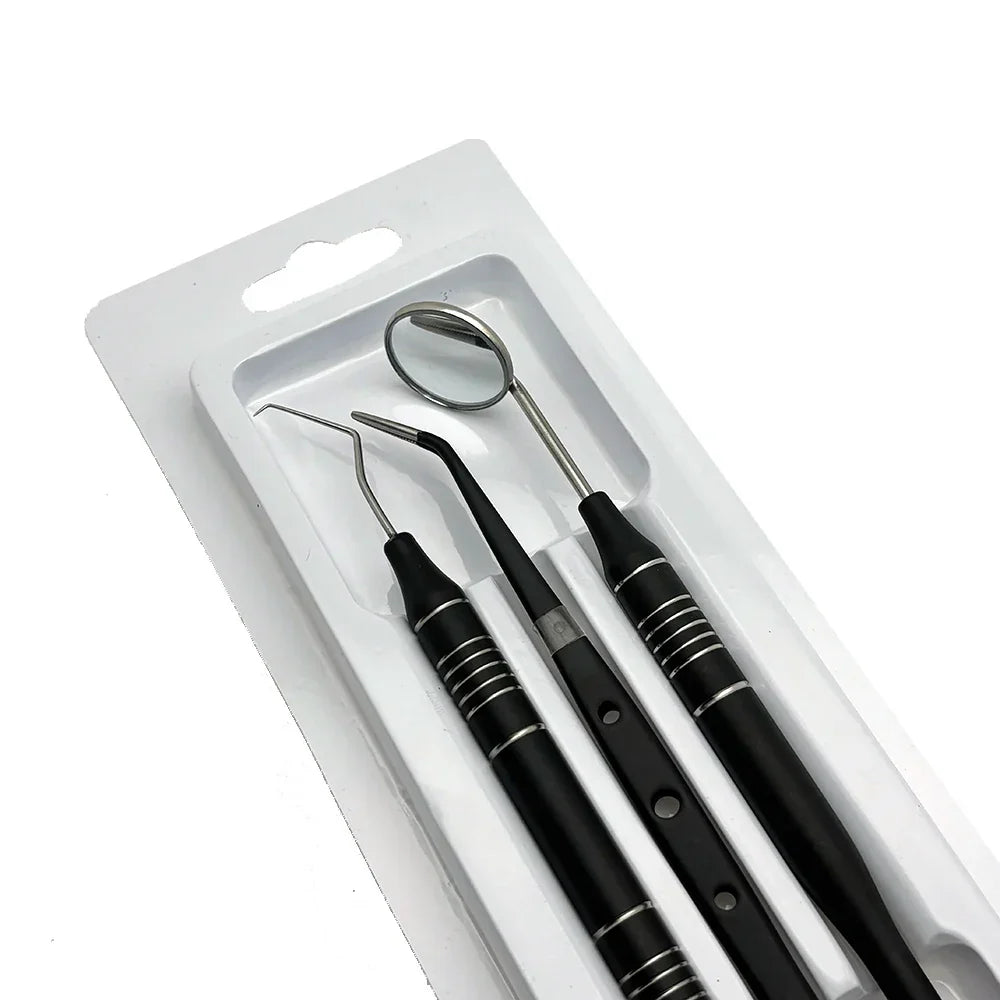 Teeth Cleaning Kit with Steel Dental Tools