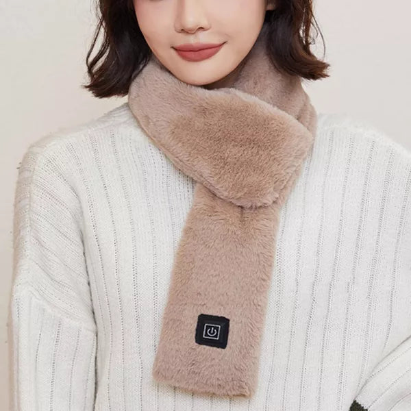 Heated Scarf with Soft Fleece for Winter Warmth