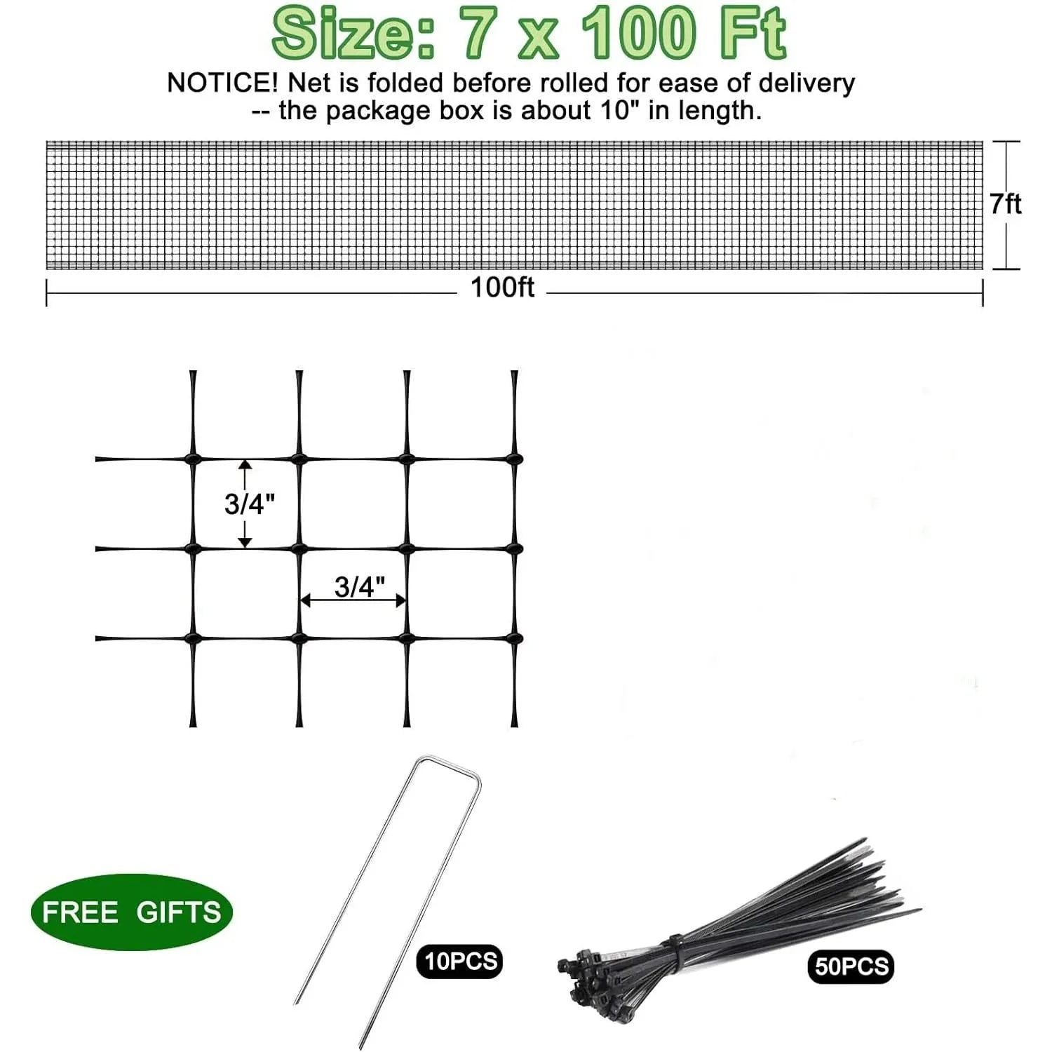 GardenGuard Netting | Durable Protective Fence for Plants