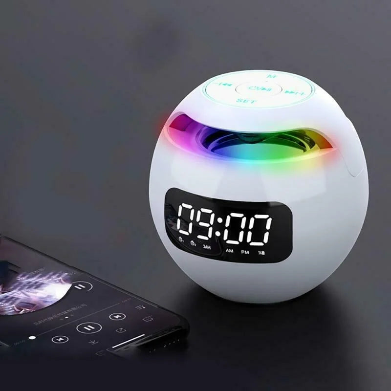 Bluetooth Alarm Clock with LED Light Show