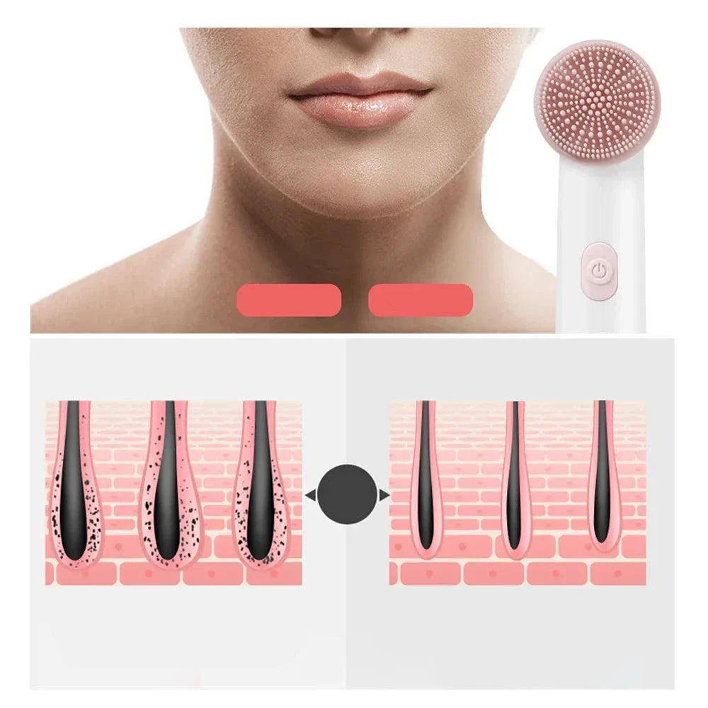 Facial Cleanser Silicone Brush Skin Massager