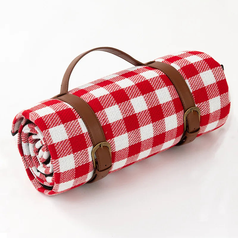 Outdoor Plaid Picnic Blanket | Waterproof Foldable Mat