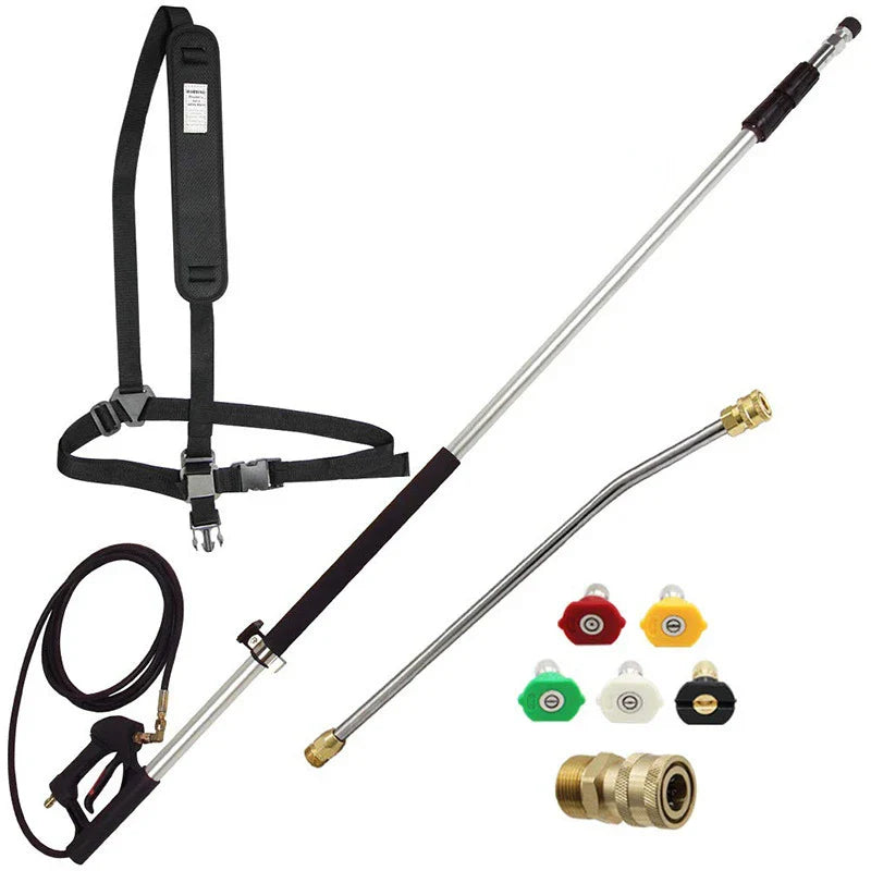 ExtendPro Telescopic Pressure Washer Wand | 24FT High-Reach Cleaning Tool