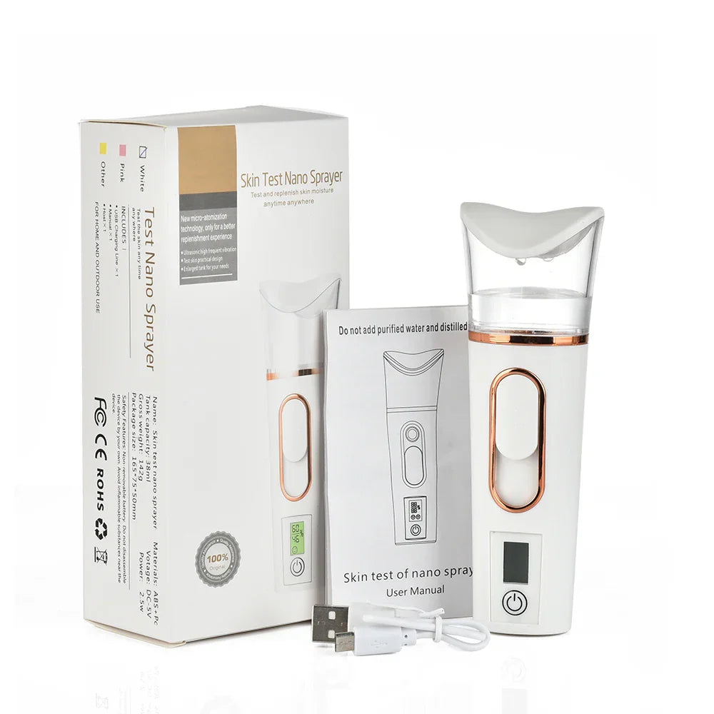 Facial Steamer | Portable Hydrating Mist Device for Skincare
