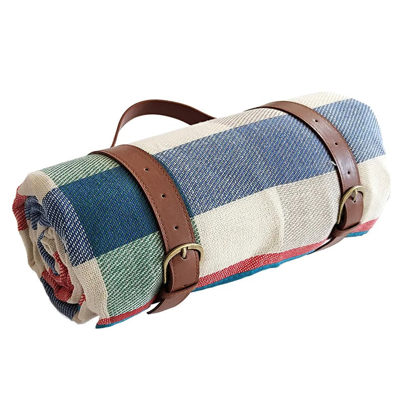 Outdoor Plaid Picnic Blanket | Waterproof Foldable Mat
