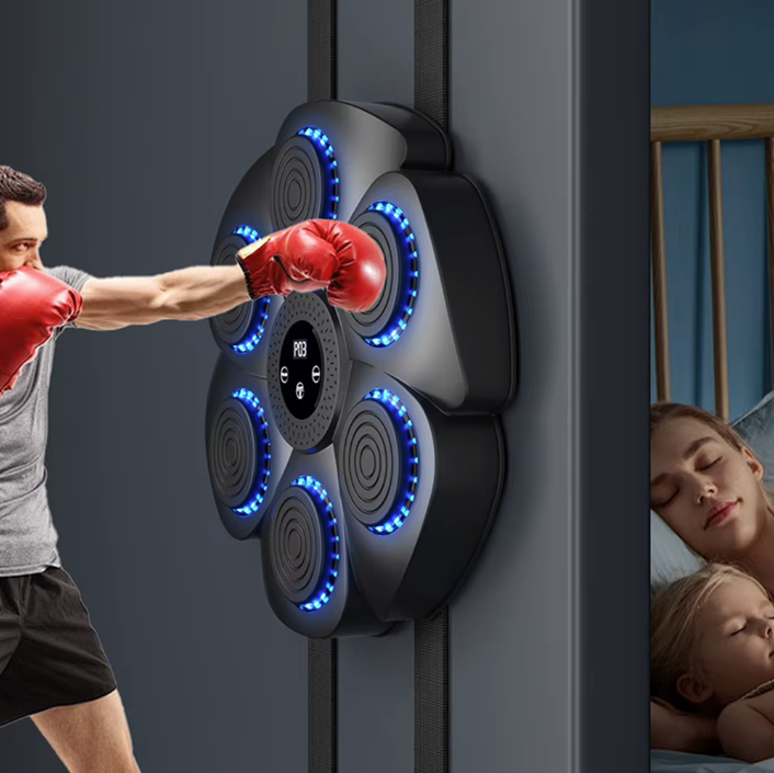 Home Boxing Wall Trainer with Bluetooth Music
