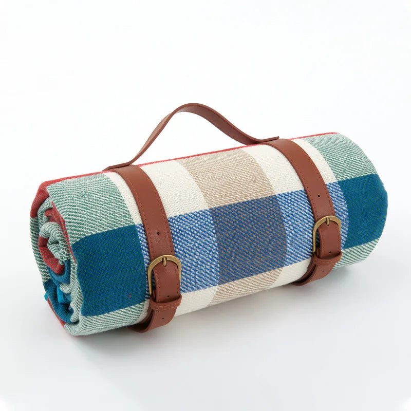 Outdoor Plaid Picnic Blanket | Waterproof Foldable Mat