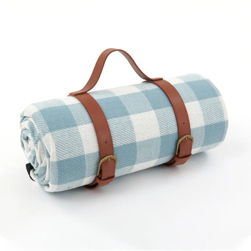 Outdoor Plaid Picnic Blanket | Waterproof Foldable Mat