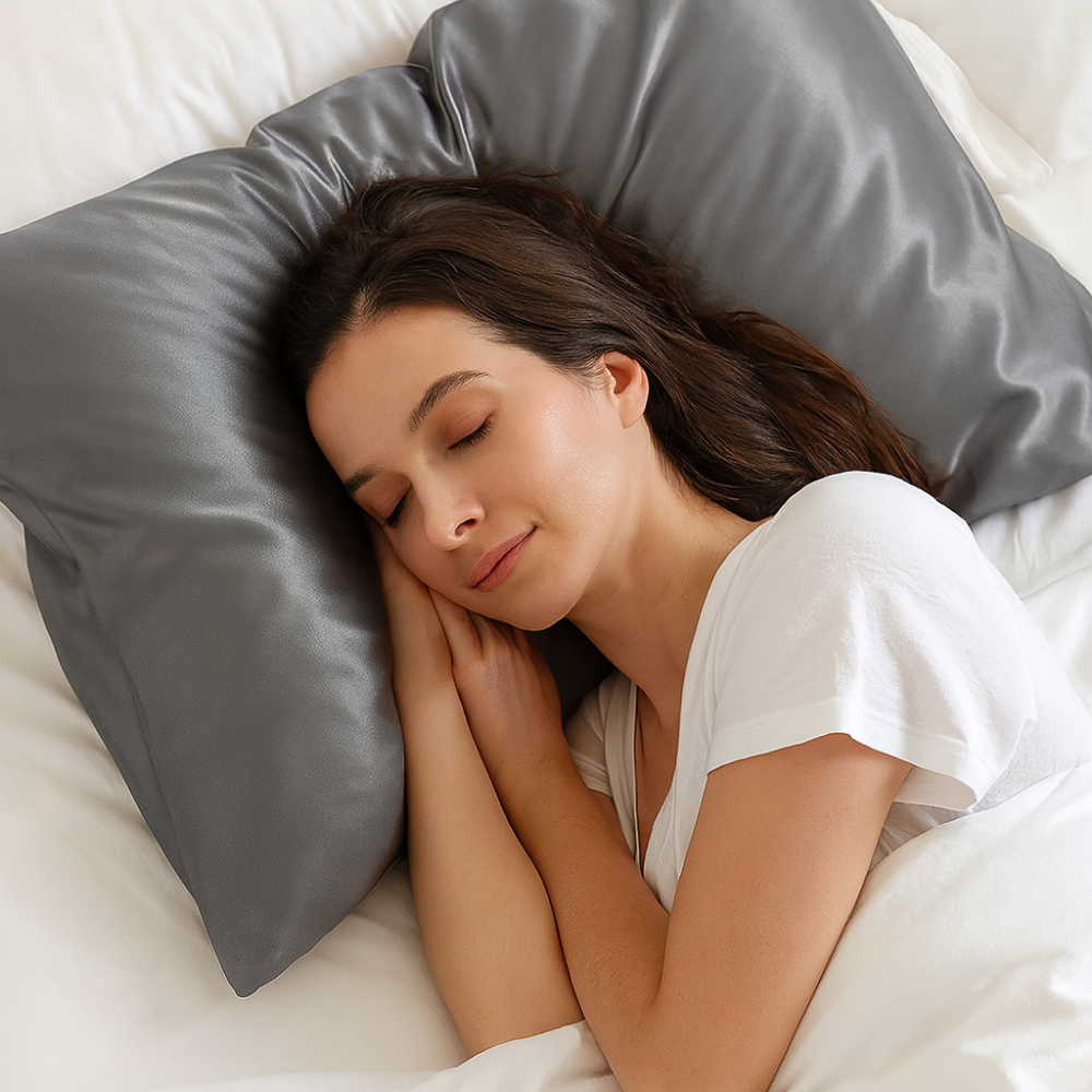 Silk Pillowcase Mulberry Hair Protection Cooling Anti-Aging Bedding Cover