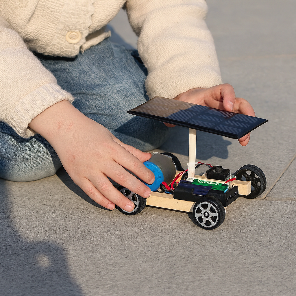 Solar Powered DIY Toy Car Kit