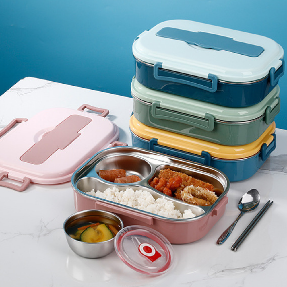 Stainless Steel Bento Lunch Box Container