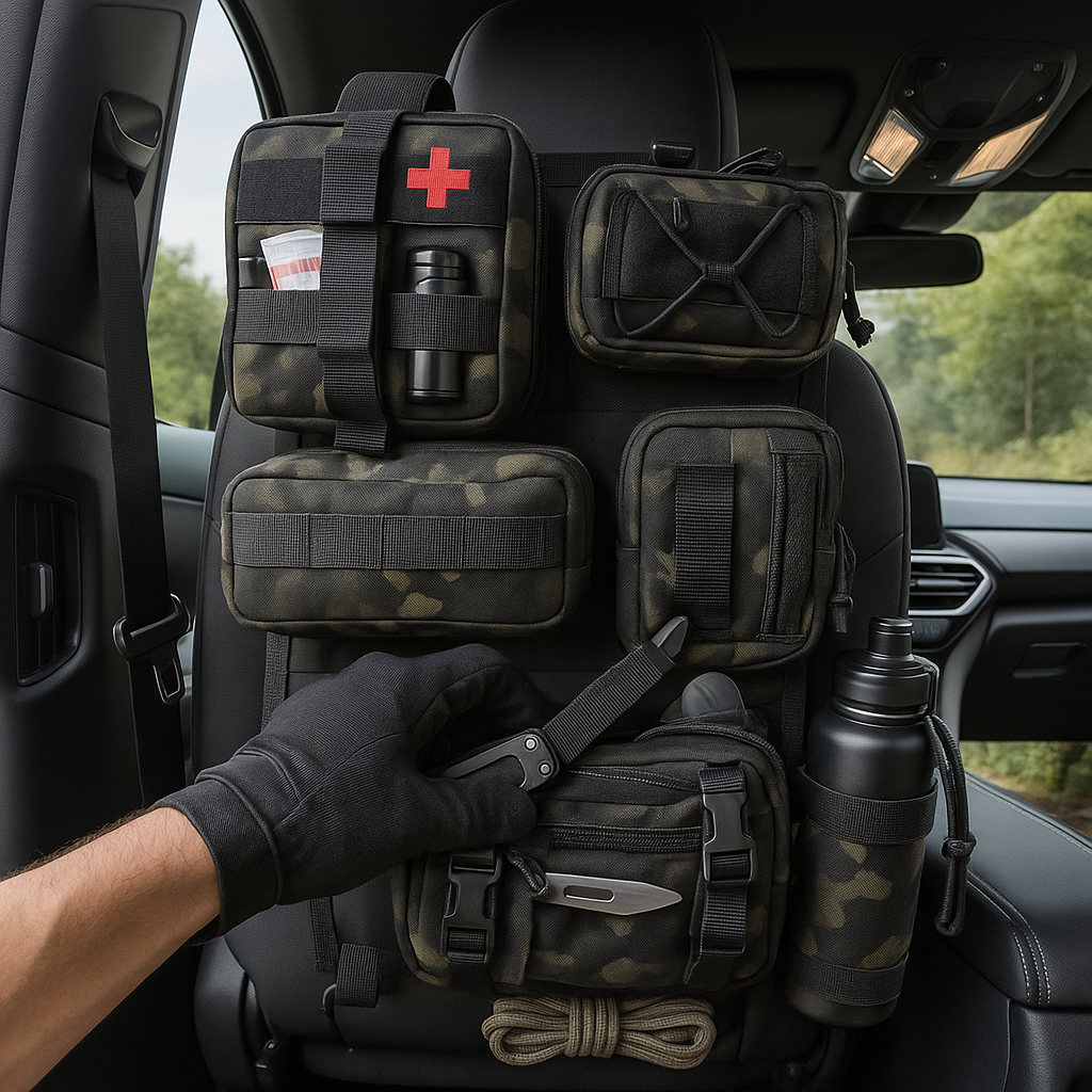 Hunting Gear Car Seat Back Organizer