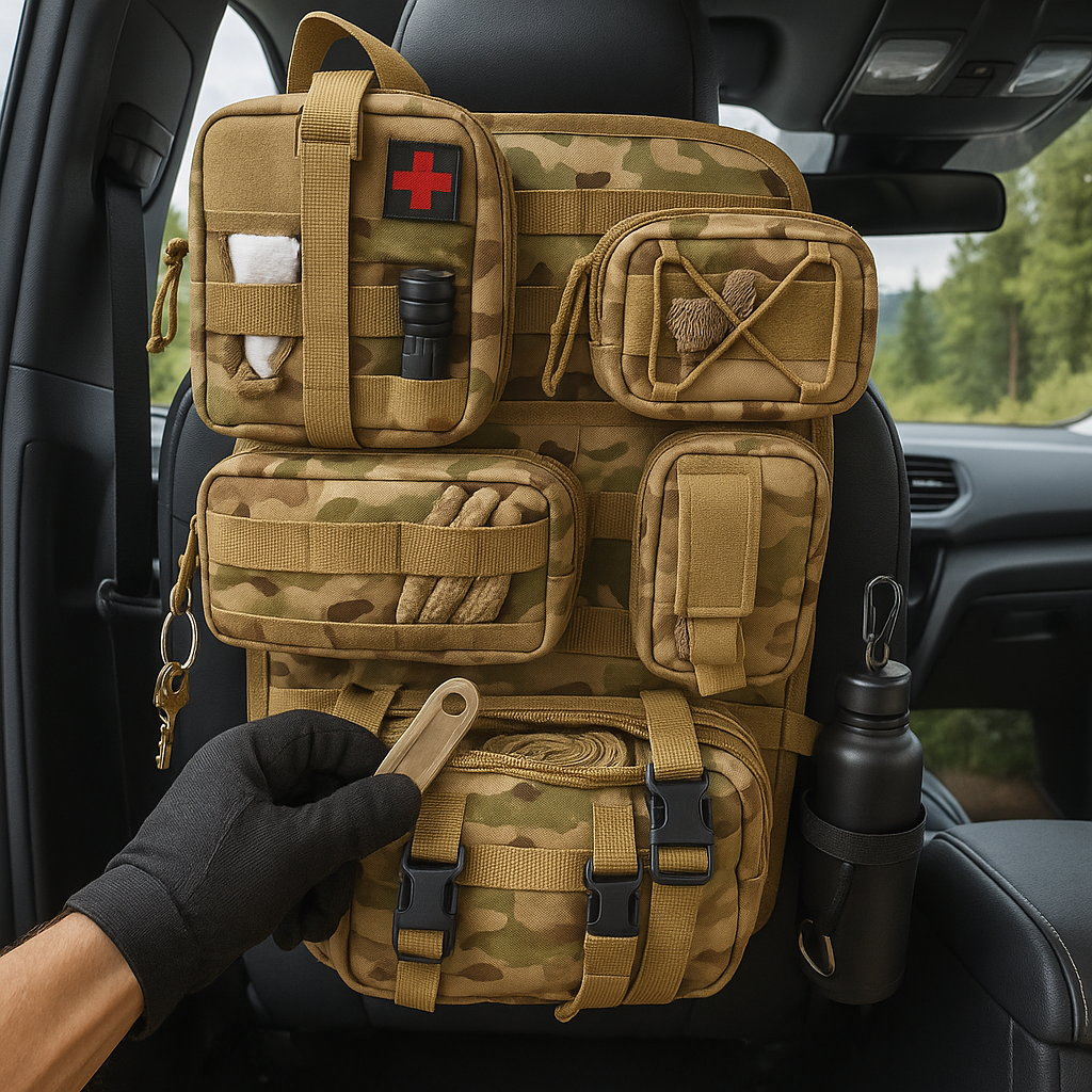 Hunting Gear Car Seat Back Organizer