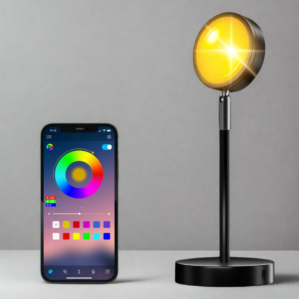 LED Mood Light Adjustable Colour Projection Lamp