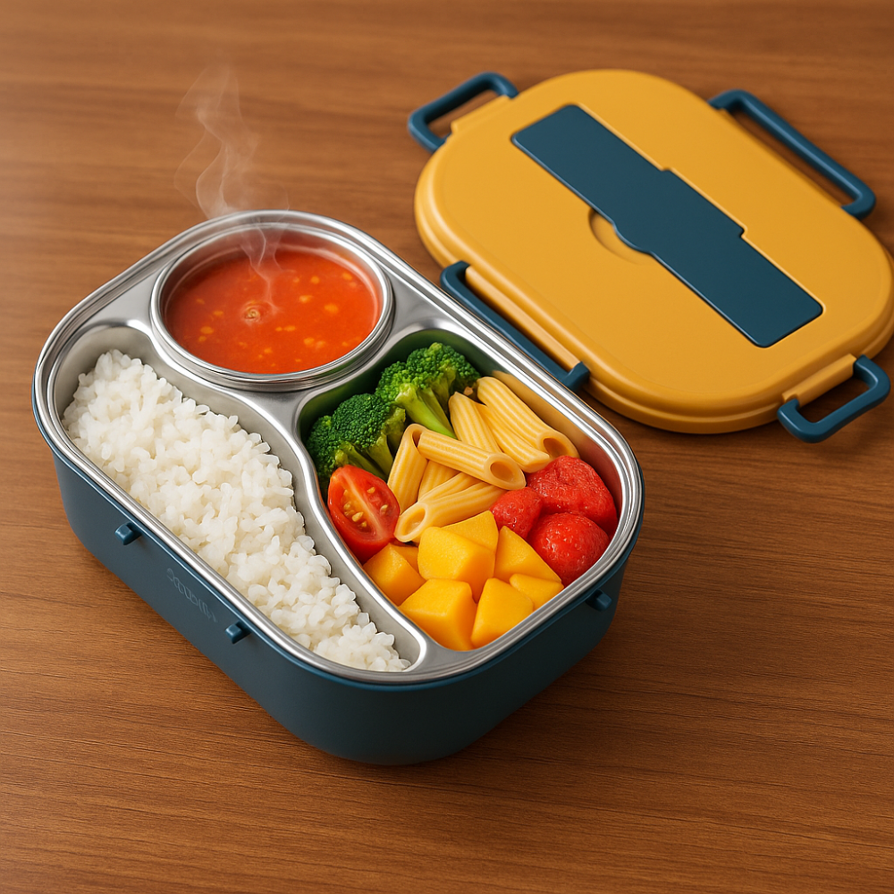 Stainless Steel Bento Lunch Box Container