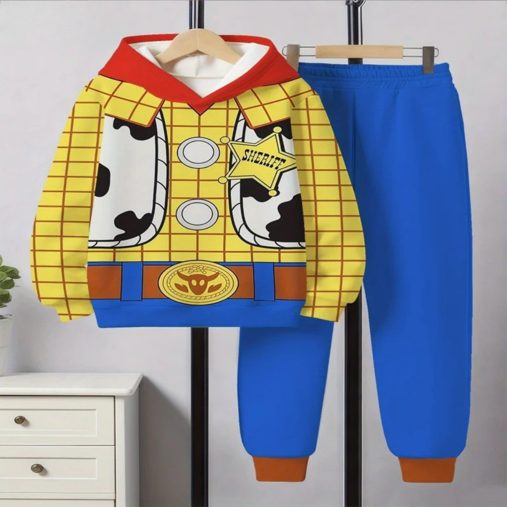 Toy Halloween Costume Kids Cowboy Hoodie Set