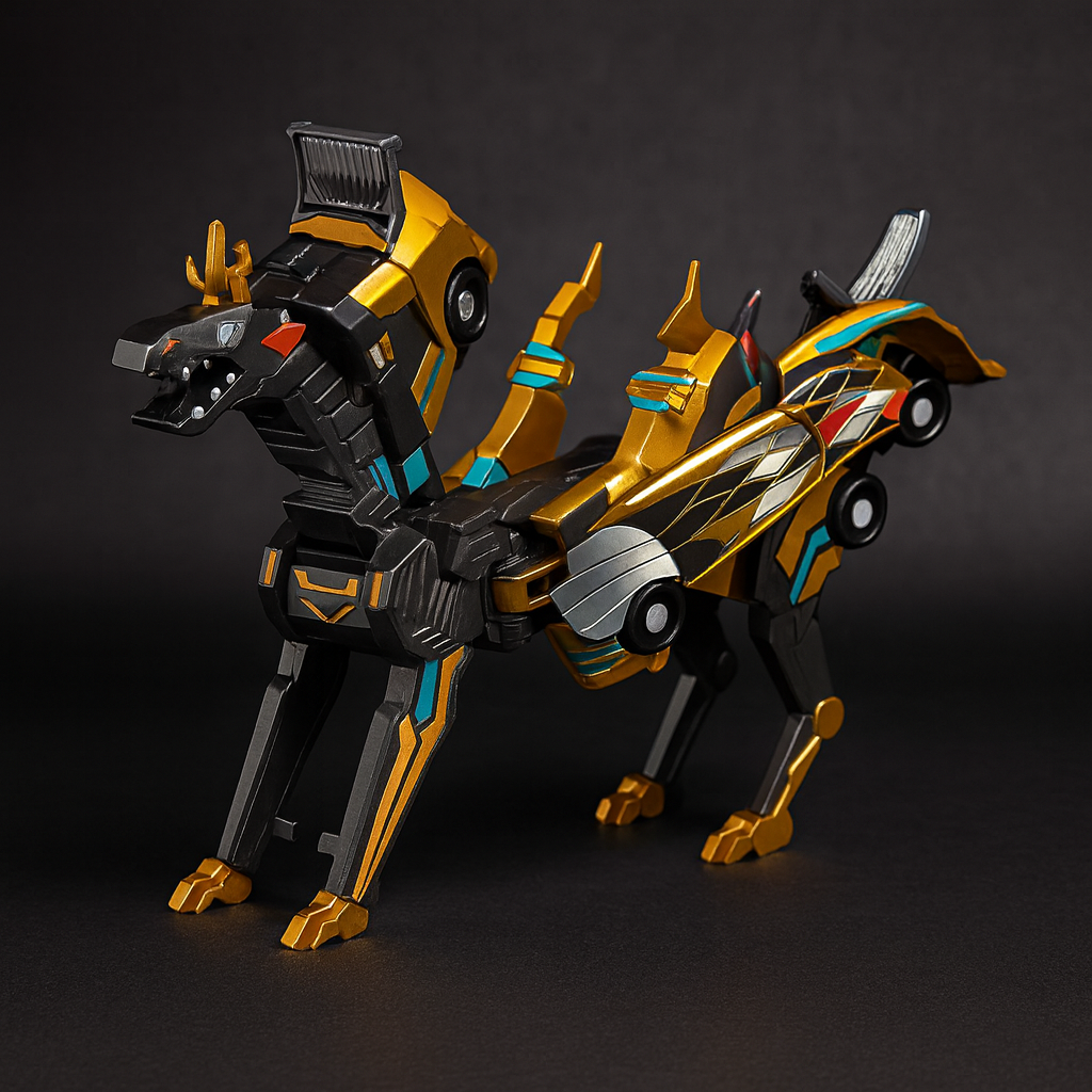 Robot Toy Car Magnetic Transforming Play Model