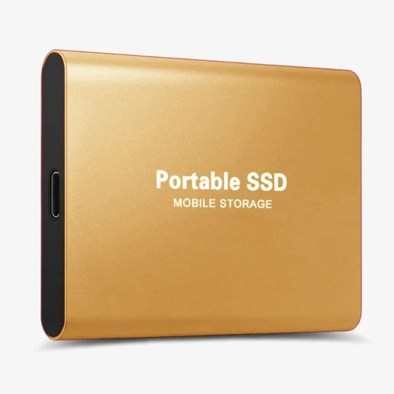 External SSD Drive Aluminum Portable Storage