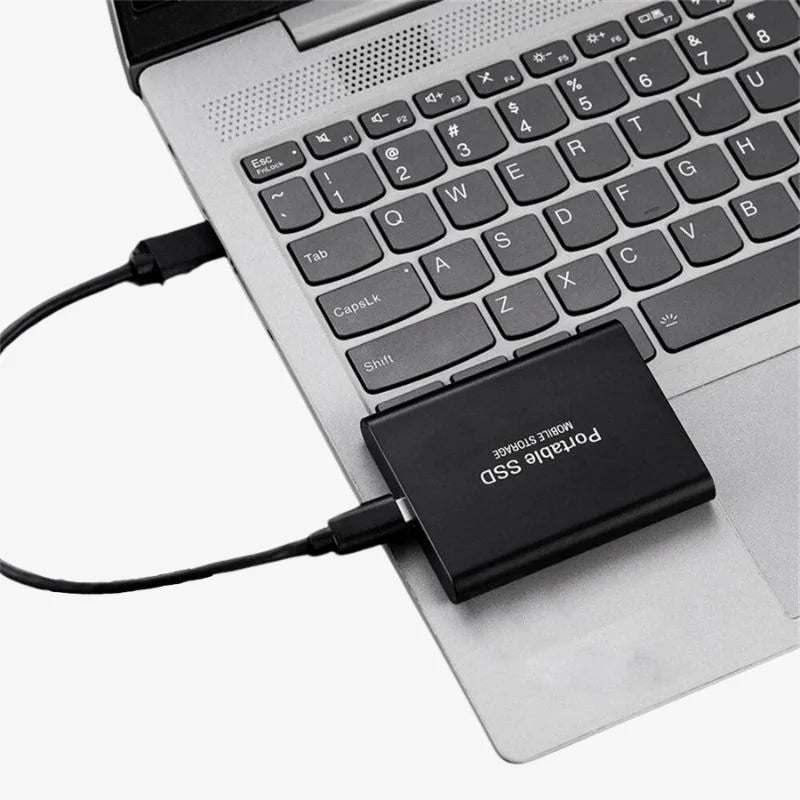 External SSD Drive Aluminum Portable Storage