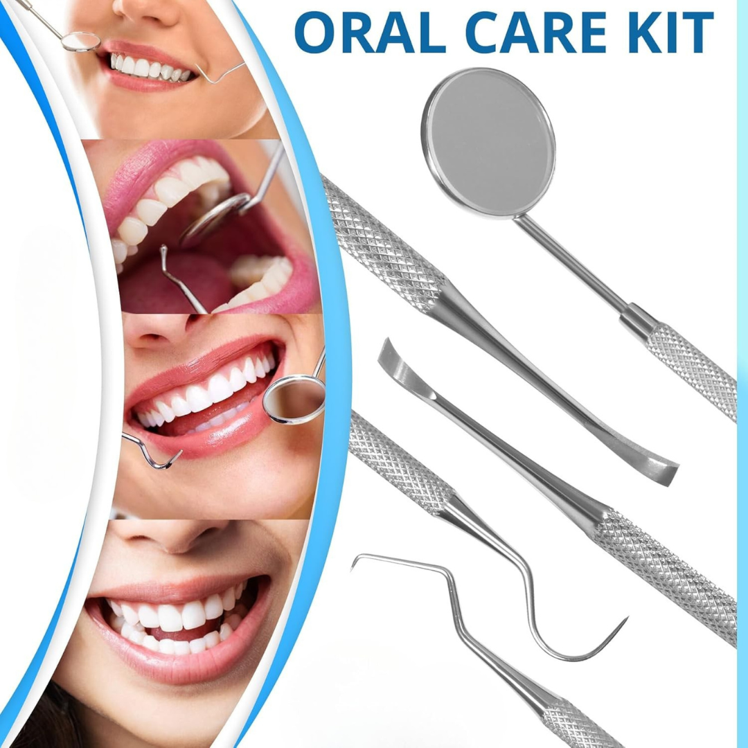 Dental Tools | Stainless Steel Tartar Remover Set for Home